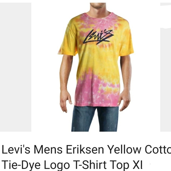 NWT LEVIS tie die Logo tshirt - Picture 3 of 3